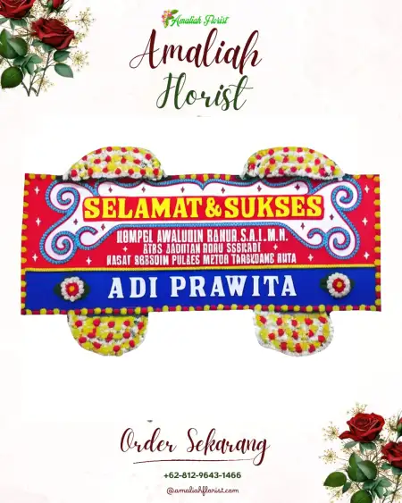 Papan Bunga Ucapan Selamat Balamoa